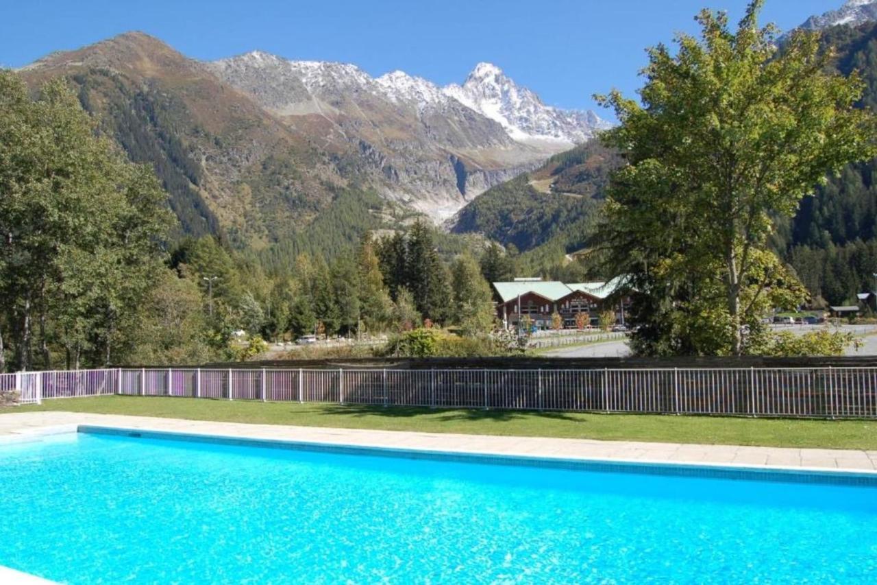 Charming Apt With Swimming Pool In Argentiere Шамони Экстерьер фото